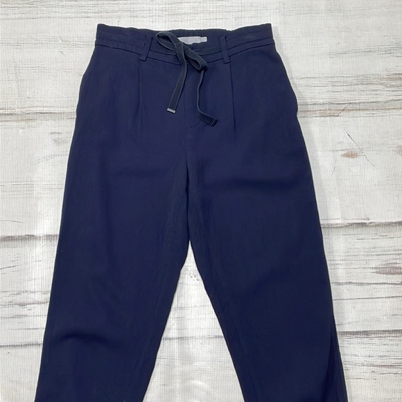 Vince Pants Womens X Small XS Blue Straight Leg Pockets - Picture 4 of 11